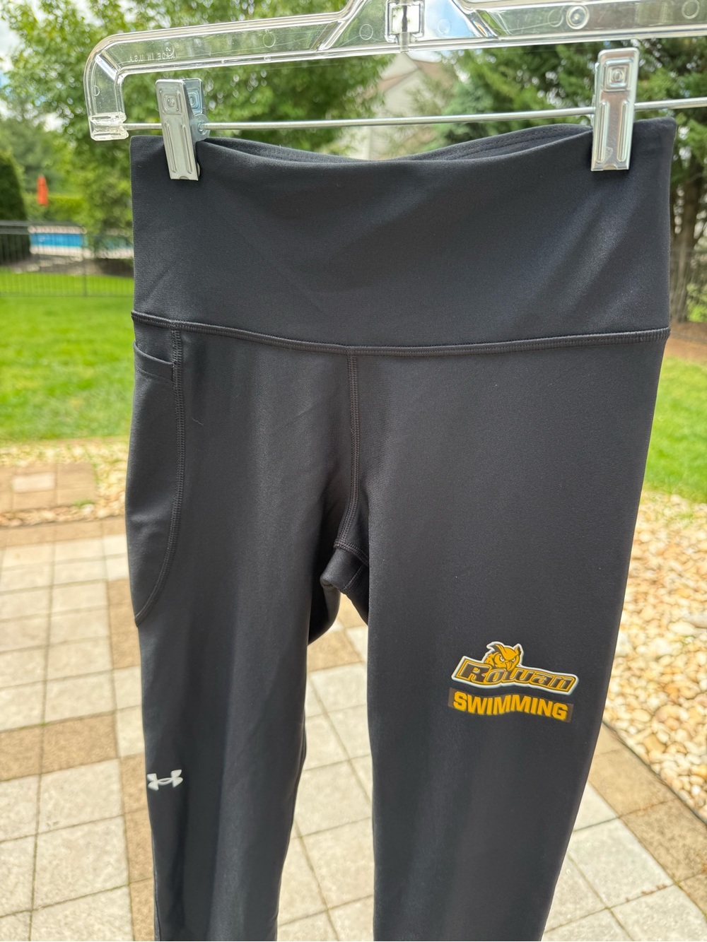 Under Armour Black and Gold Swimming Team Leggings